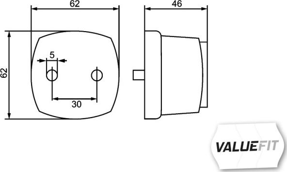 HELLA 2TM 357 012-011 — Lampy tylne
