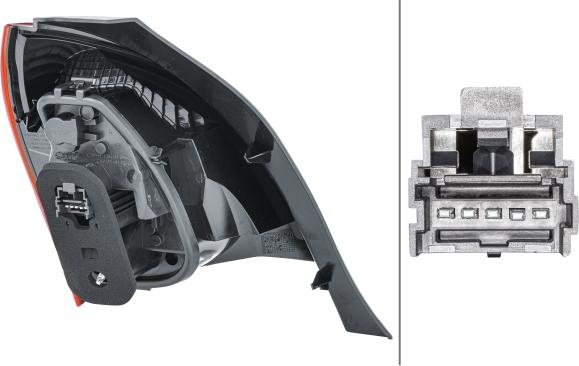 HELLA 2VA 010 938-041 - Lampa tył