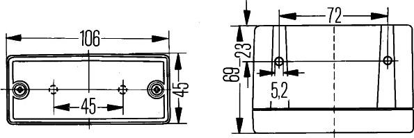 HELLA 2ZR 006 609-081 — Światło cofania