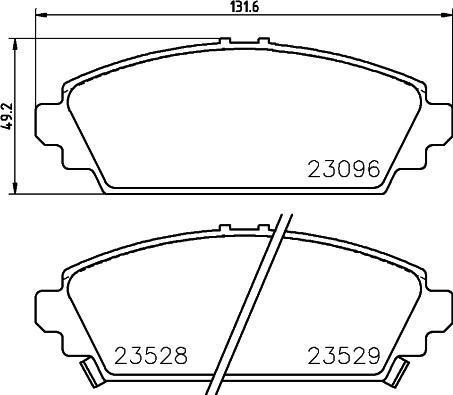 Ferodo FDB1601 - Klocek hamulcowy kpl.