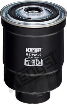 Hengst Filter H17WK09 — Filtr paliwa