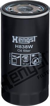 Hengst Filter H838W — Filtr oleju
