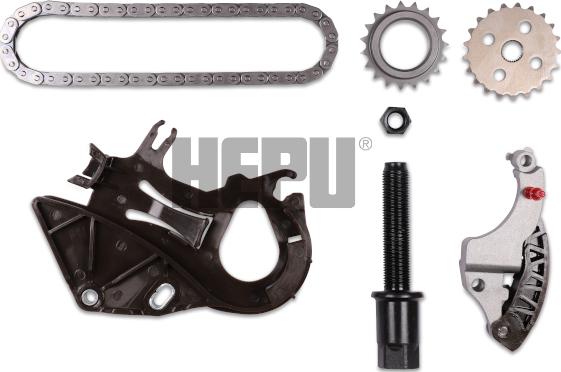 Hepu 21-0622 — Zestaw łańcucha, napęd pompy oleju