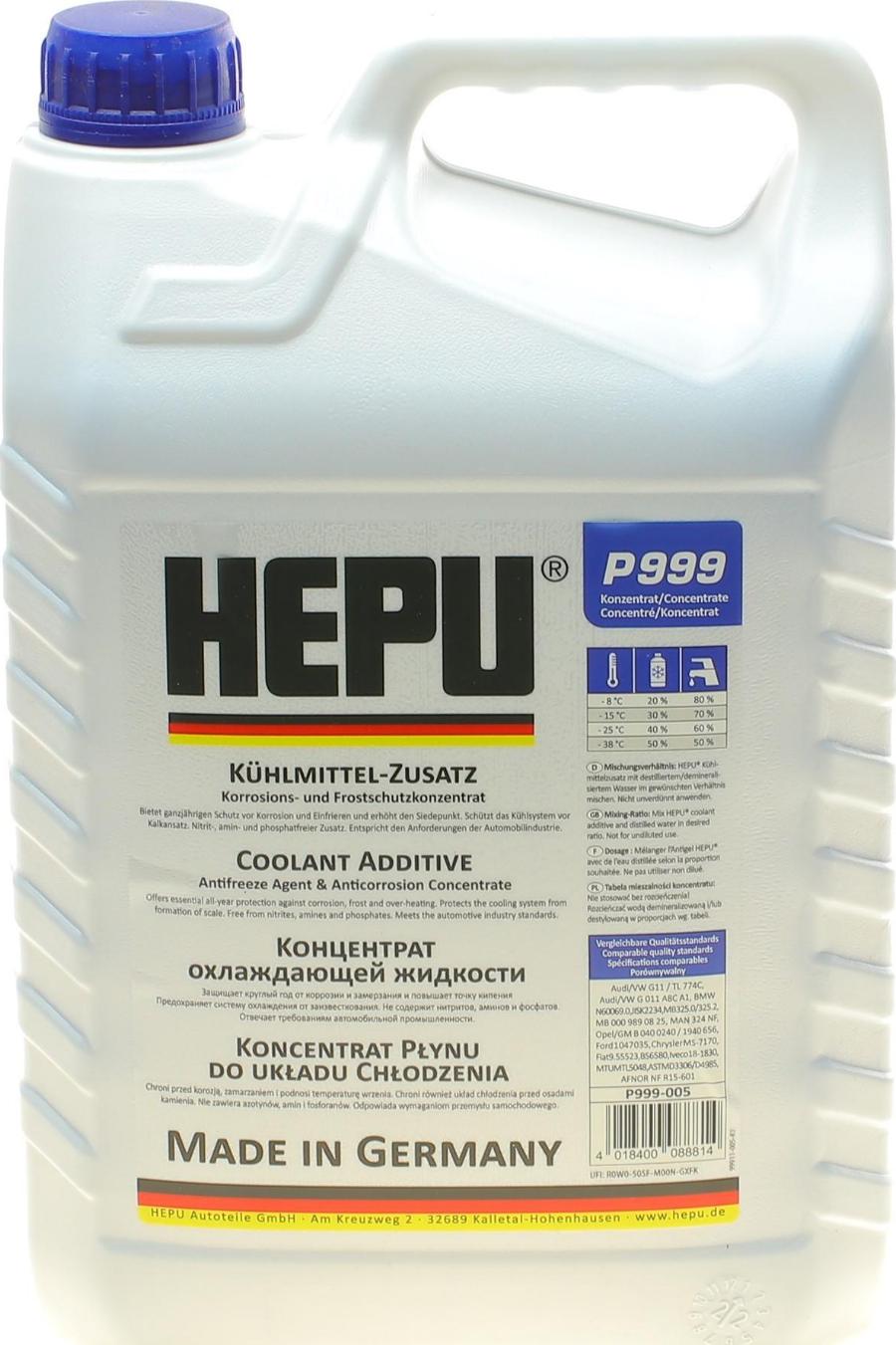Hepu P999-005 — Płyny do chłodnic