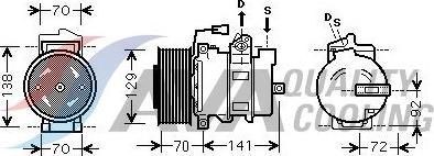 HIGHWAY AUTOMOTIVE 45033003 — Kompresor, klimatyzacja