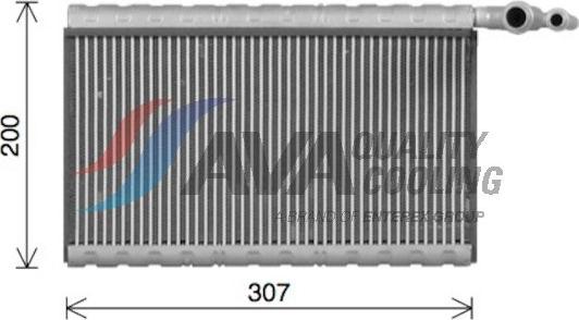 HIGHWAY AUTOMOTIVE 41011004 - Parownik klimatyzacji