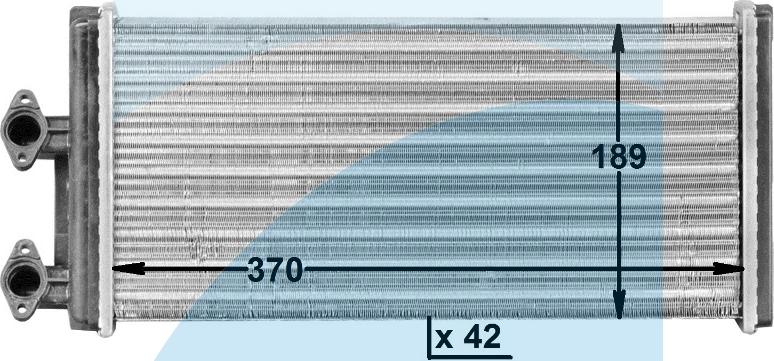 HIGHWAY AUTOMOTIVE 50057003 — Wymiennik ciepła, ogrzewanie wnętrza