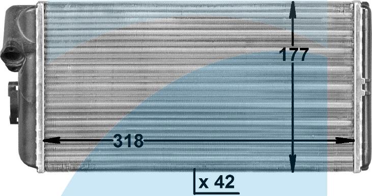 HIGHWAY AUTOMOTIVE 50033002 — Wymiennik ciepła, ogrzewanie wnętrza