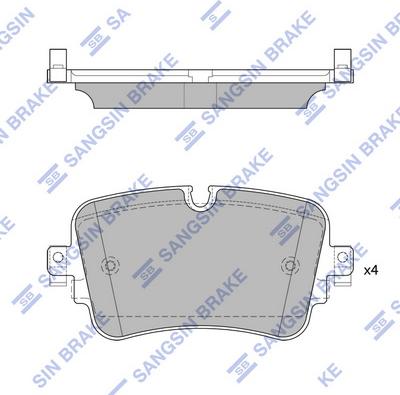 ATE 13.0470-2614.2 - KLOCKI HAM. VW T. TOUAREG 2.0-3.0-3.0-4.0 TDI 4MOTION 17- CERAMIC