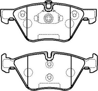 Meyle 025 240 9620 - KLOCKI HAM. BMW P. E87 05-
