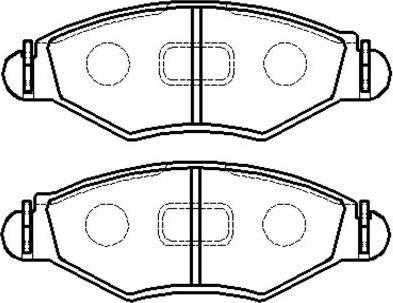 Meyle 025 235 9718 - KLOCKI HAM. PEUGEOT P. 206-306