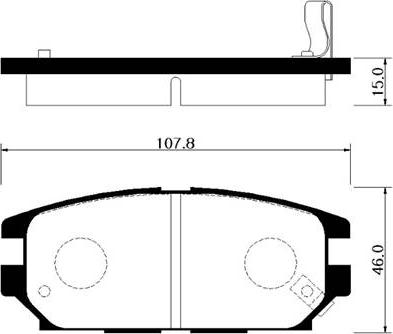 Textar 2337301 - KLOCKI HAM. MITSUBISHI T. SPACE WAGON 98--LANCER