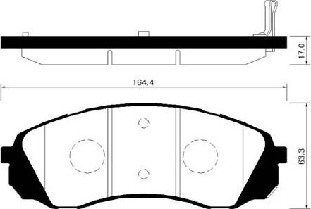 QUARO QP3281C - KLOCKI HAM. KIA P. CARNIVAL 06--H1 08- QUARO SILVER CERAMIC