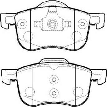 QUARO QP7321 - KLOCKI HAM. VOLVO P. S80-V70 00--S60-XC70