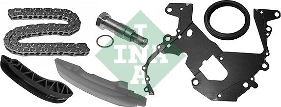 INA 559 1818 21 - ZESTAW ŁAŃCUCHA ROZRZĄDU BMW N47 E60-81-90-91 GÓRA