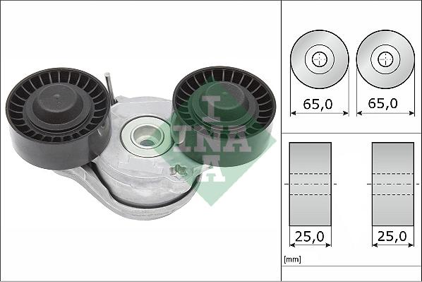 INA 534 0696 10 - NAPINACZ PASKA WIELOROWK. JAGUAR-LAND ROVER 2.0-2.0D