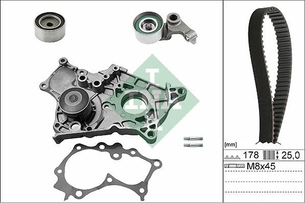 INA 530 0422 30 - ZESTAW ROZRZĄDU TOYOTA 2.0 D-4D