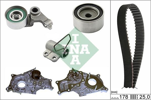 INA 530 0543 31 — Pompa wodna + zestaw paska rozrządu