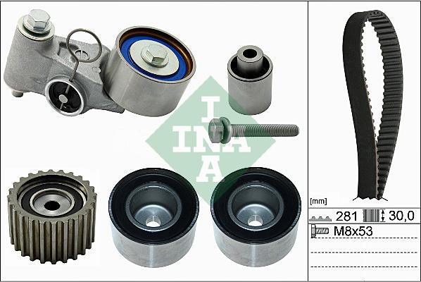 INA 530 0563 10 - ZESTAW ROZRZĄDU SUBARU 1.5-2.5 IMPREZA-FORESTER 06-