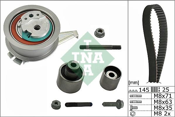 INA 530 0699 10 - ZESTAW ROZRZĄDU VW 2.0TDI T6 A3 2.0TDI 13-
