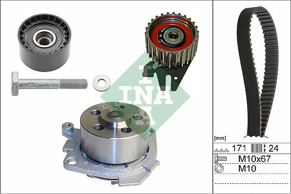 INA 530 0606 30 - ZESTAW ROZRZĄDU ALFA 1.8TBI 159-BRERA-GIULIETTA