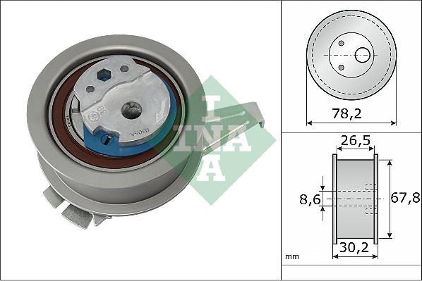 INA 531 0847 10 — Rolka napinacza, pasek rozrządu