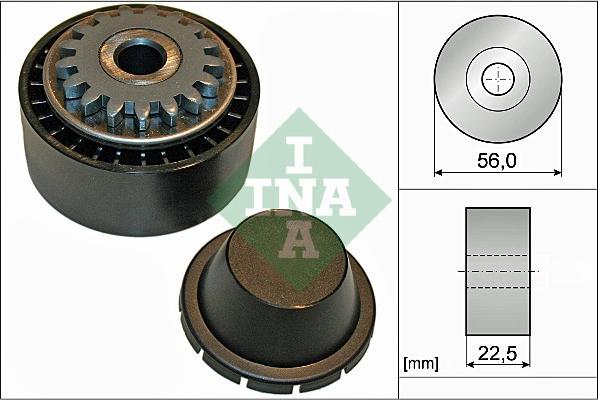 INA 531 0854 10 — Rolka kierunkowa / prowadząca, pasek klinowy zębaty