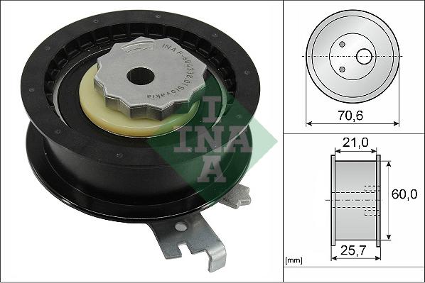 INA 531 0882 10 — Rolka napinacza, pasek rozrządu