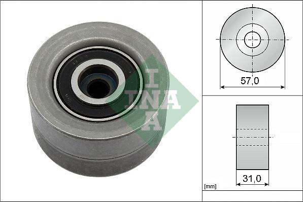INA 532099210 — Rolka kierunkowa / prowadząca, pasek rozrządu