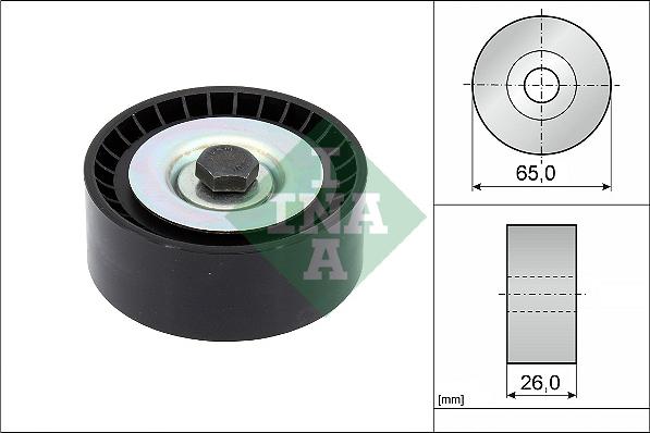 INA 532 0916 10 - ROLKA PASKA WIELOROWK. FORD TRANSIT CUSTOM 2.2TDCI