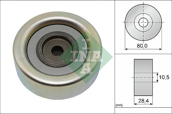 INA 532 0933 10 - ROLKA PASKA WIELOROWK. MITSUBISHI 2.5DI-D