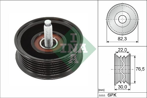INA 532 0922 10 - ROLKA PASKA WIELOROWK. LAND ROVER EVOQUE 2.0 JAGUAR