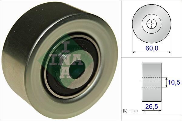 INA 532 0561 10 - KOLO NAPINACZA PASKA 206 1.4-1.6 16V 98-