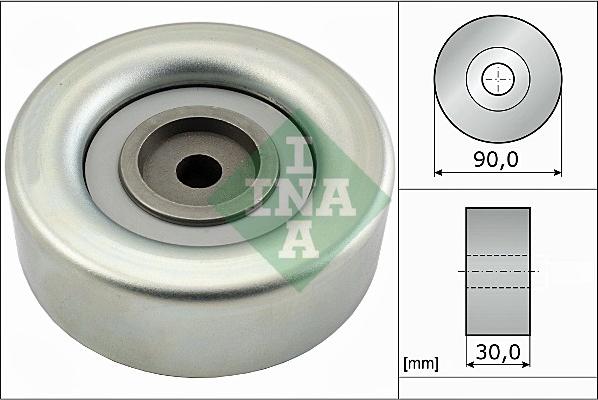 INA 532 0693 10 — Rolka kierunkowa / prowadząca, pasek klinowy zębaty