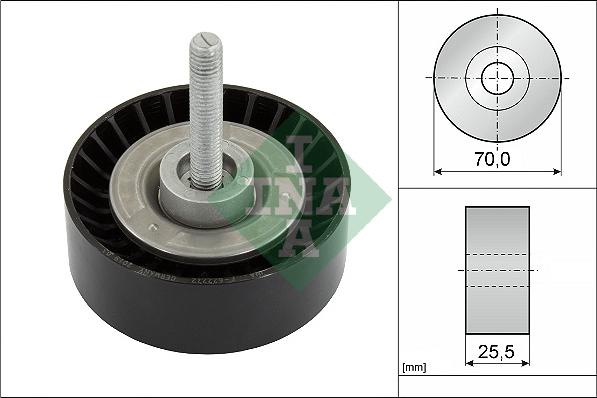 INA 532 0652 10 - ROLKA PASKA WIELOROWK. FORD 2.0TDCI 07-