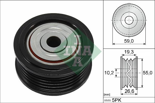 INA 532 0860 10 - ROLKA PASKA WIELOROWK. MITSUBISHI PAJERO-L200 2.4DI-D