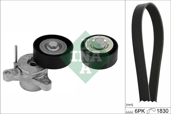 INA 529 0448 10 - ZESTAW PASKA WIELOROWK. OPEL 2.0CDTI-GSI INSIGNIA