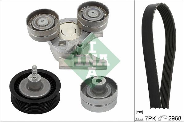 INA 529 0442 10 - ZESTAW PASKA WIELOROWK. FORD TRANSIT 2.2TDCI
