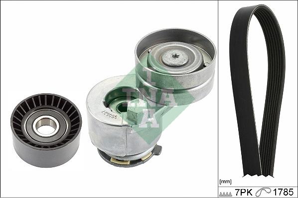 INA 529 0453 10 - ZESTAW PASKA WIELOROWK. RENAULT-NISSAN