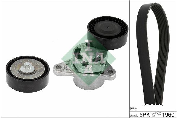 INA 529 0487 10 - ZESTAW PASKA WIELOROWK. DB W177-W247-W205 1.6D-2.0D 16-