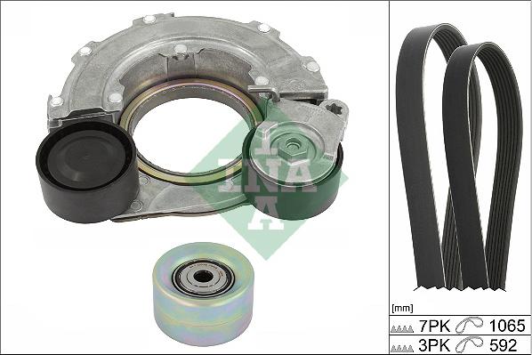 INA 529 0560 10 - ZESTAW PASKA WIELOROWK. HYUNDAI 1.0T-GDI HYBRID KONA-I20-I30