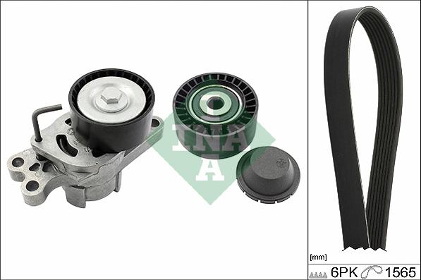INA 529 0149 10 - ZESTAW PASKA WIELOROWK. CITROEN 1.4 BERLINGO-NEMO-PARTNER-BIPPER-206