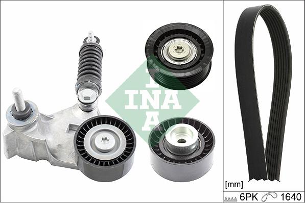 INA 529 0104 10 - ZESTAW PASKA WIELOROWK. FORD 2.0TDCI