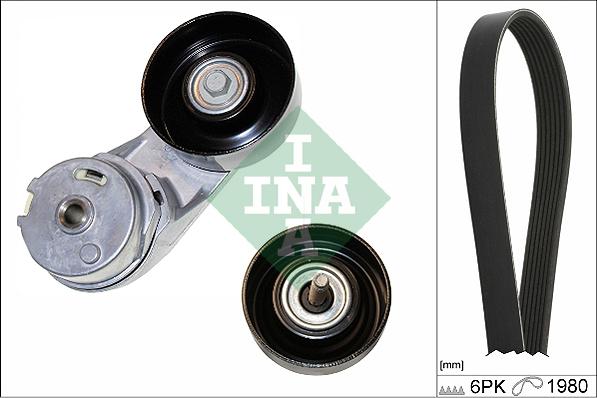 INA 529 0331 10 - ZESTAW PASKA WIELOROWK. OPEL 2.0T INSIGNIA A