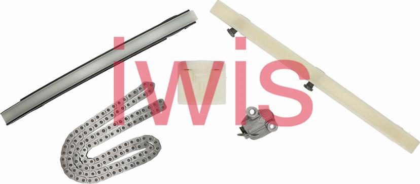 iwis Motorsysteme 59008Set - ZESTAW ŁAŃCUCHA ROZRZĄDU OPEL ASTRA H-CORSA D