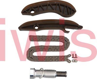 iwis Motorsysteme 70004Set - ZESTAW ŁAŃCUCHA ROZRZĄDU BMW N47-B47 GÓRA ZE SPINKĄ