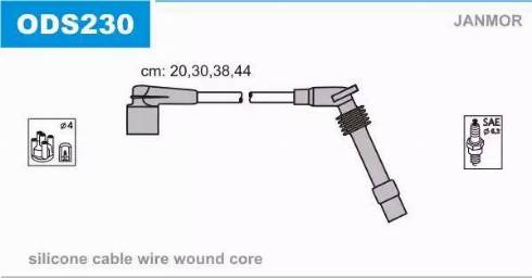 Janmor ODS230 - KABLE WYS.NAP.ASTRA 1.4I.1.6I 94-   -SI-