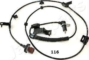 Japanparts ABS-116 — Czujnik, prędkość obrotowa koła