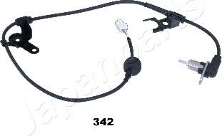 Japanparts ABS-342 — Czujnik, prędkość obrotowa koła