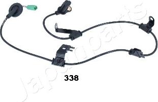 Japanparts ABS-338 — Czujnik, prędkość obrotowa koła